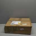 LINZINAR Shoe Rack Long 4 Tier Shoe Storage Organizer Metal Wide Shoe Shelf for Closet Entryway Bedroom 24 Paris Large Capacity, Gold Black