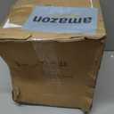 Decorative Trash Can Elegant Resin Carved Waste Basket 8"x10" Trash Bin Decor Rose Floral Garbage Can for Office Bathroom,Bedroom,Livingroom 8L/2.2Gallon(White)