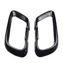 Yoegerery 2pcs Stainless Steel Exterior Accessories Exhaust Muffler Tail Pipe Trim Cover compatible with BMW M Sport X5 G05 X6 G06 X7 G07 2019 2020 2021 (Black)