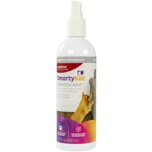 Scratch Not Cat Spray, Anti-Scratch Training & Scratch Deterrent Spray, 13.5 Fl Oz - This Natural Deterrent Is Invisible, Onto Home Furnishings To Discourage Your Cat Or Kitten From Scratching