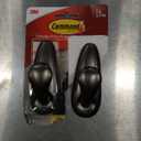 3M 243252 Metal Classic Hooks - Oil Rubbed Bronze44; Large & Pack of 2