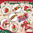 4PCS Christmas Squishy Kit, Squishys Fidget Toys for Kids, Christmas Fufu Squeeze Squishy Pack, Big Squishies Toys for Stocking Stuffers, Adults, Party Favors, Gifts (Cake, Croissant, Waffle, Glove)