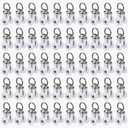 ZSHINE Aluminium Alloy Heavy-duty Curtain Rail Pulleys Runners(50pcs)