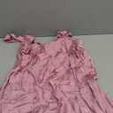 INTIMO Women's Silk Robe Tie Front Knee Length 3/4 Length Sleeve Sleepwear Loungewear (XX-Large)