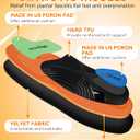 Ailaka Work Boot Insoles for Men Women, Plantar Fasciitis Relief High Arch Support Inserts for Standing All Day, Comfort Cushion Shock Absorption Orthotic Inserts for Heavy Duty Support (10.5-11.5 WOMEN/9.5-10.5 MEN, Black)