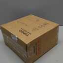 TIPGO Small Bathroom Trash Can with Lid Soft Close, Step Pedal, 5 Liter / 1.3 Gallon Stainless Steel Trash Bin, Slim Garbage Cans for Toilet, Office, Bedroom (White)