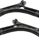 Front Lower Control Arm Kit Compatible with 2012-2019 Volkswagen Beetle, 2012-2015 Beetle Cabrio (Mexico), 2012-2022 Passat | Replace# 561407151A, 561407152A