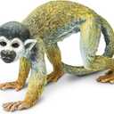 Safari Ltd. Squirrel Monkey Figurine - Detailed 5.75" Plastic Model Figure - Fun Educational Play Toy for Boys, Girls & Kids Ages 3+