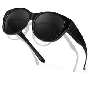 TJUTR Polarized Fit Over Sunglasses for Women, Trendy Sun Glasses Over Prescription Glasses UV400 Protection TS5779