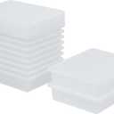 ECR4Kids Letter Size Tray with Lid, Storage Bin, Clear, 10-Piece