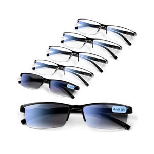 Gaoye 6 Pack Reading Glasses Men/Women, Eyeglasses, Blue Light Readers for Men/Women, Computer Eye Glasses, Cheaters x2,5