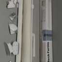 Reinforced 80 Inch Extra Wide Retractable Baby Gate with Support Rods, Indoor/Outdoor Retractable Pet Gates for Wide Openings, 33 Tall Mesh Dog Gate Indoor Extra Long Baby Gates for Decks, White