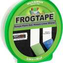 FrogTape Multi-Surface Painters Tape with PAINTBLOCK, 1 Inch Wide (0.94 In. x 60 Yds), Medium Adhesion, Green, 1 Roll (1358463)