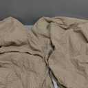 ZNSAYOTX Stretch Individual Cushion Covers Sofa Cushion Couch Seat Covers Slipcovers Soft Replacement Unique Pattern Furniture Protector with Elastic Bottom (Khaki, 3 Pc Cushion Cover)