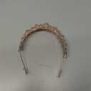 COCIDE Tiara and Crown for Women Crystal Queen Crown Rhinestone Tiara for Girl Bride Wedding Hair Accessories for Bridal Birthday Party Prom for Halloween Cos-play Costume Christmas (T3,Rose Gold)