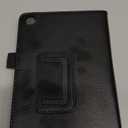 Tablet Cover for Amazon Kindle Fire 7 5th Generation SV98LN(2015 Release),Ultra Slim Folio Stand Lightweight Leather Case for Amazon Kindle Fire HD 7 2015 HD7 Gen 5th 7" (Li-Black)