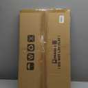 10x20 Picture Frame Set of 2, Rustic Black Wood Frame with Real Glass Collage Frame, Display Pictures Three 5x7 With Mat or 10 x 20 Without Mat - Horizontal or Vertical Wall Mounting