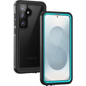 Lanhiem for Samsung Galaxy S25+ Plus Case, IP68 Waterproof Dustproof Case with Built-in Screen Protector, Rugged Full Body Shockproof Protective Cover for Galaxy S25 Plus 6.7 Inch, Teal