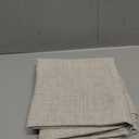 Faux Linen Valance for Windows Kitchen Living Room Valances Rod Pocket Farmhouse Country Rustic Bathroom Small Window Treatment (54x15 inch, Natural)