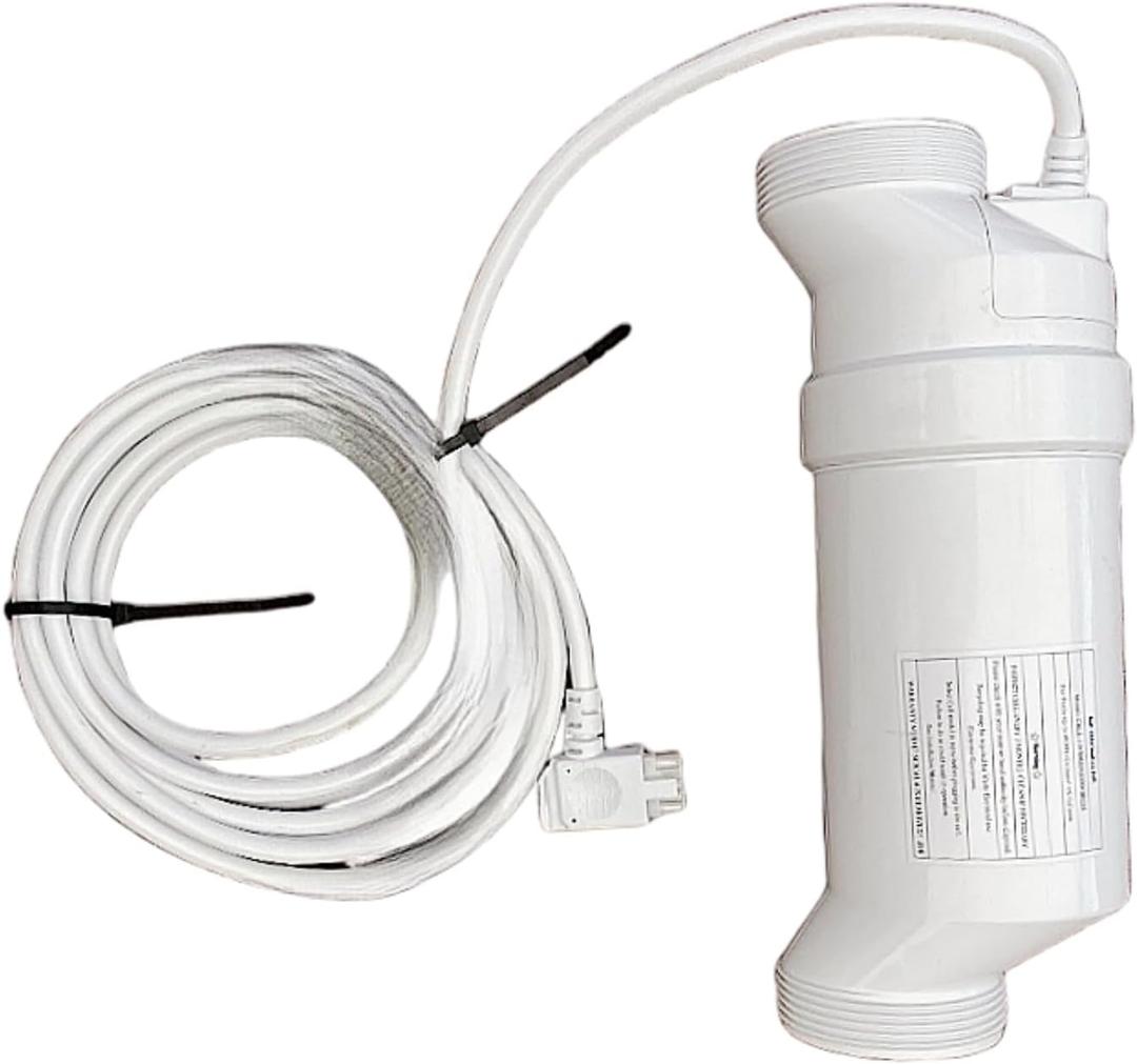 W3T-CELL-15 Salt Chlorination Cell Fits for Hayward TurboCell for In-Ground Swimming Pools Up to 40,000 Gallons White