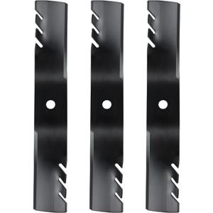 396-719 Mulching Blades for 54'' Deck Compatible with John Dee re Z375R, M143520 Lawn Mower Blades Fit Z445 Replace M145516 M152726, 3 Pack