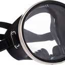 Scuba Diving Mask, Oval Tempered Glass Snorkel Mask with Comfortable Classic Rubber, Snorkeling Gear for Adults, Swimming & Freediving Goggles for Underwater Vision