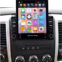 9.7 Inch Android 13 Car Radio for Dodge RAM 1500 2500 3500 2009 2010 2011 2012 with Wireless & Wired Carplay, Double Din Built-in GPS WiFi DSP Camera MIC 2GB +32GB