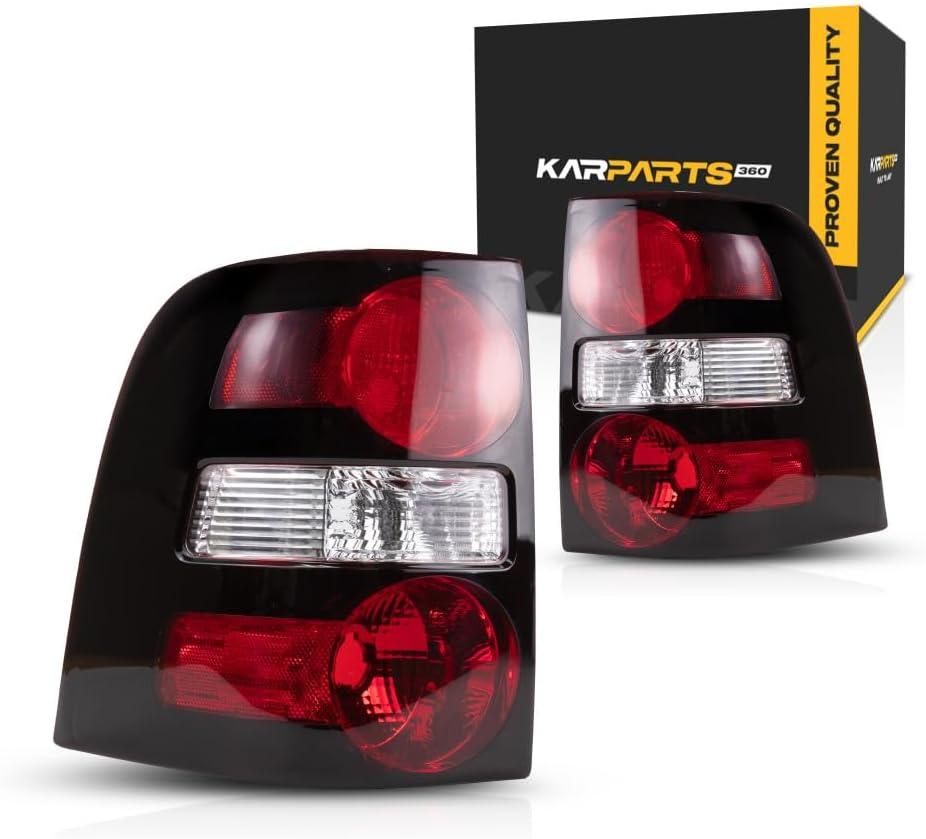 For Ford Explorer 2006 07 08 09 2010 Tail Light Driver and Passenger Side | Pair | Clear and Red Lens | Replacement For FO2818140, FO2819140 | 6L2Z13405CA, 6L2Z13404CA
