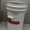 WILSON Sporting Goods Ball Bucket with Lid, White