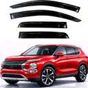 KPY Rain Guards Fit for 2022-2026 Mitsubishi Outlander, Out-Channel Window Visors Vent Wind Deflectors 4PC, Car Accessories for 22-26 Outlander