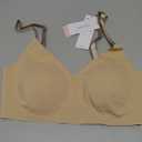 Calvin Klein Womens Lightly Lined Wirefree Bra M Beige