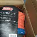 Coleman Kompact  40°f Sleeping Bag, Cool-Weather Adult Sleeping Bag with Heat Retention, Stuff Sack, & Snag-Free Zipper, Great for Camping, Sleepovers, Guests & More, Large
