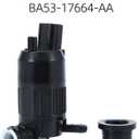 Windshield Washer Pump Fluid Pump for F150 F250 F350 F450 F550 Fusion Taurus Transit Continental MKS MKZ Sable 2008 2009 2010 2011 2012 2013 2014 2015 2016 2017 2018 08 09 10 11 12 13 14 15 16 17 18