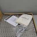 SONGMICS Laundry Hamper with Lid, 37 Gallons (140 L), Rolling Laundry Basket with Wheels, 3-Section Synthetic Rattan, Removable Liner, Bedroom, 26 x 13 x 26 Inches, Gray ULCB363G01