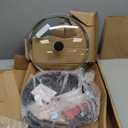 Cuisinel 15" Cast Iron Skillet + Glass Lid Cover + Black Pan Scraper + Silicone Handle Grip Cover - Pre-seasoned Kitchen Cookware - Indoor/Outdoor - Camping, Grilling, BBQ, Oven Use