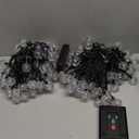 USOKYO Solar Lights Outdoor Waterproof, 2 Pack Total 120LED 72FT Solar String Lights for Outside with 8 Modes, Outdoor String Lights Crystal Globe Patio Lights for Garden Yard Party Decor (Warm White)