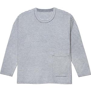 Gerber Baby and Toddler Boys Striped Sweater with Pocket, Gray Heather, 24 Months