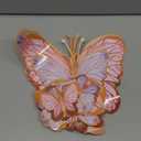 Outus 48 Pcs 3D Large Butterfly Party Decoration Paper Stickers in 3 Different Size Butterfly Wall Mural Set for Birthday Baby Shower Nursery Bedroom Wedding(Pink, Purple)