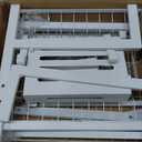 Sakugi Over The Sink Dish Drying Rack - Adjustable 2 Tier Large Capacity Stainless Steel Drainer with Cutlery & Utensil Holders, Kitchen Storage & Organization, 30"-33.9" L x 11" W x 21.5" H, White (Standard - 3 Baskets)