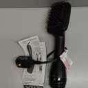 REVLON One-Step Hair Dryer and Styler, All-in-One Detangling and Straightener Brush for Salon-Quality Smooth, Straight Hair, More Shine and Less Frizz, Black (1 Count (Pack of 1))