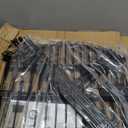 10 Panels No Dig Decorative Garden Fence with Gate - 24 in (H) x 20 ft (L) Dog Rabbits and Pets Fence Outdoor for Yard, Animal Barrier Tall Rustproof Metal Wire Fencing Border for Garden and Patio