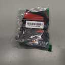 2 Pieces Guinea Pig Clothes Baby Ferret Rats Hamster Soft Mesh Harness Leash Vest Set with Bell for Guinea Pigs, Hamster, Ferret, Rabbit, Chinchilla and Similar Small Animals Black, Red