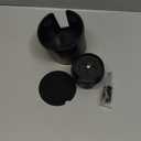 Upgraded Car Cup Holder Expander Adapter with Offset Adjustable Base, Compatible with Yeti 14/24/36/46oz Ramblers, Hydro Flasks 32/40oz, Other Large Bottles Mugs in 3.5"-4.0", 1 Pack (Black)