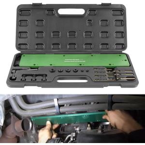 71500 Exhaust Manifold Bolt Stud Drill Template Removal Tool Kit Fit For Dodge 5.7L Hemi Motors, Remove Broken Exhaust Manifold Bolts Without Damage Cylinder Head