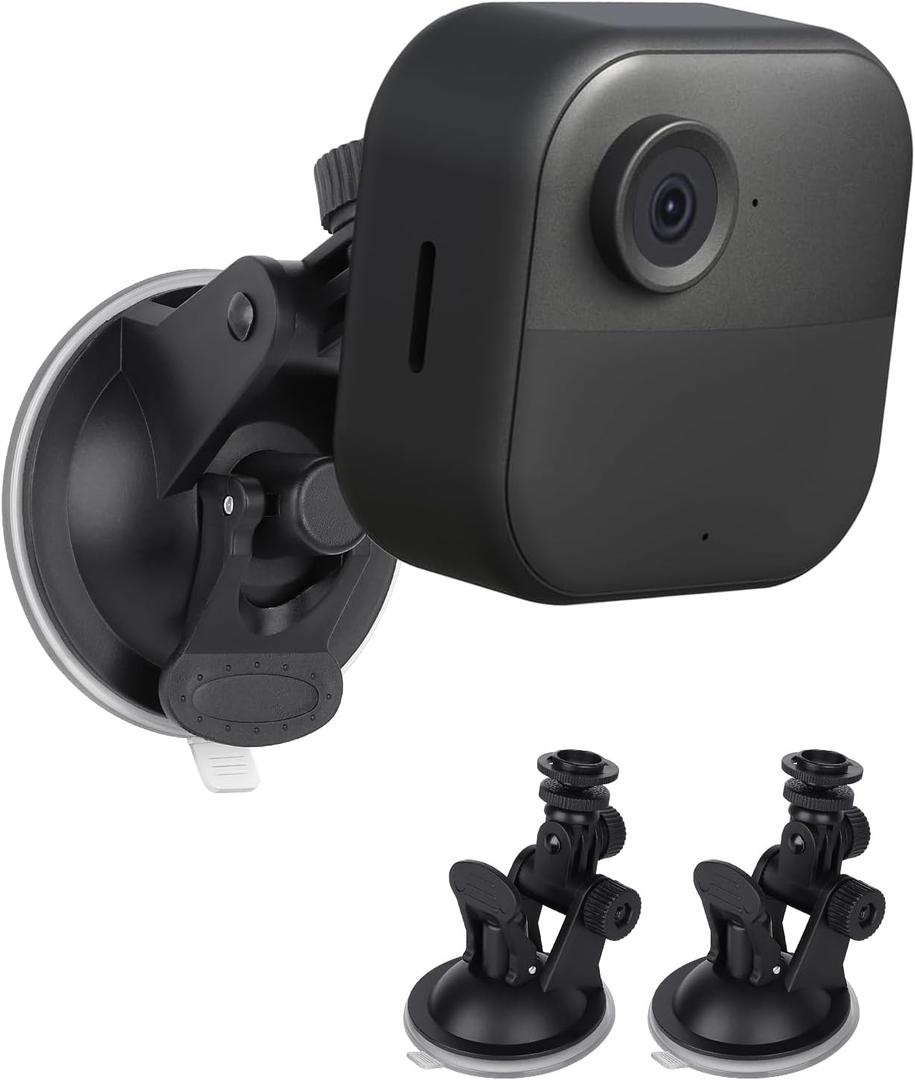 ALERTCAM 2Pack Suction Cup Mount for Blink Outdoor 4 (4th Gen)/(3rd Gen), Blink XT / XT2, Blink Mini, Attach Your Blink Home Security Camera with No Tools