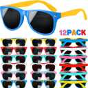 GIFTINBOX Kids Sunglasses Bulk, 12Pack Kids Sunglasses Party Favor with UV400 Protection for Boys and Girls, Gift for Birthday, Beach, Pool Party favors, Goody Bag Stuffers