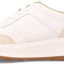FitFlop Women's F-Mode Leather/Suede Flatform Sneakers, Small