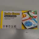 Quadpro Magnetic Ludo Board Game Set with Folding Board Classic Travel Games for Kids and Adults - 9.84 Inches