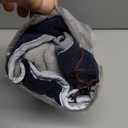 Dog Jacket Perfect for Dachshunds - Winter Coat With Padded Fleece Lining and High Collar, Snowsuit With Adjustable Bands - Navy - L