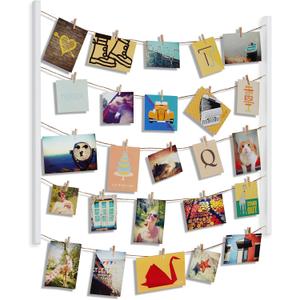 Umbra Hangit Photo Collage Fame - DIY Picture Hangers, Collage Picture Frames for Wall, 26x30, White